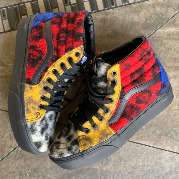 VANS SK8-Hi PLATFORM 2 Mix Leopard Multi/Black WMN - Picture 4 of 4